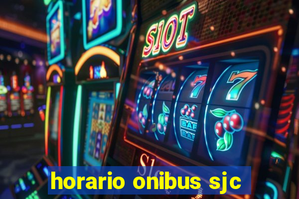 horario onibus sjc